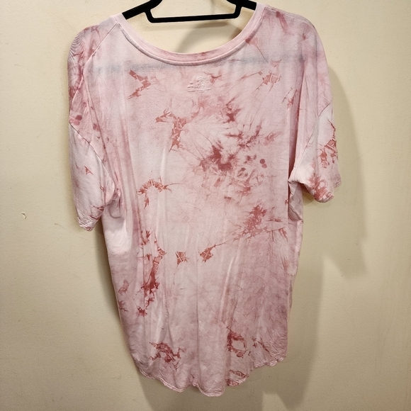 TIME and TRUE Pink Tie Dye Short Sleeves T-shirt size 8 (8-9) - Picture 6 of 8